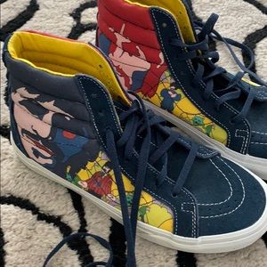 Beatles themed vans